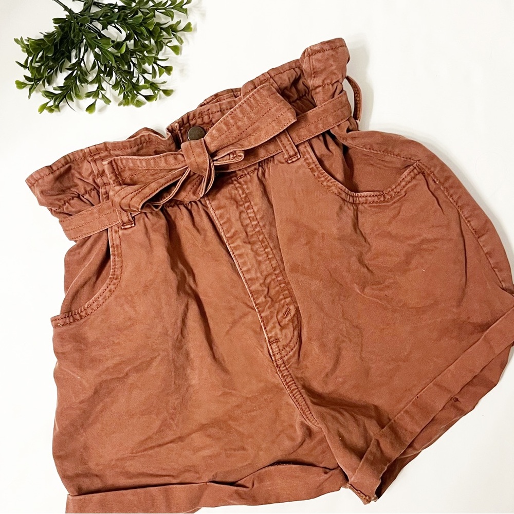 Abercrombie & Fitch| Women’s Mauve Paper Bag Shorts